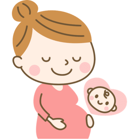 無痛分娩のイメージイラスト